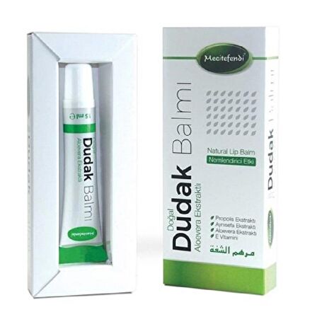 Mecitefendi Dudak Balm Aloe Veralı 15 ml