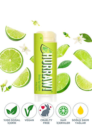 Hurraw Lip Balm Lime