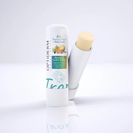 Optiderm Lip Stick E Vitaminli SPF20+ Tropikal Meyve