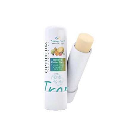 Optiderm Lip Stick E Vitaminli SPF20+ Tropikal Meyve