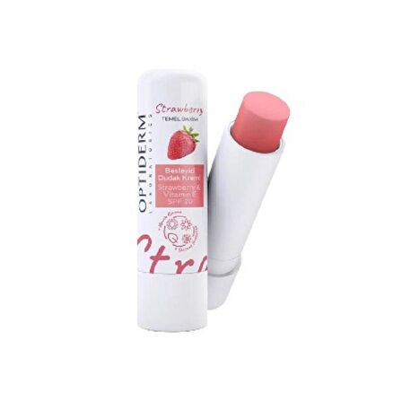 Optiderm Lip Stick E Vitaminli SPF20+ Çilek