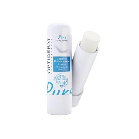 Optiderm Lip Stick E Vitaminli SPF20+ Natural