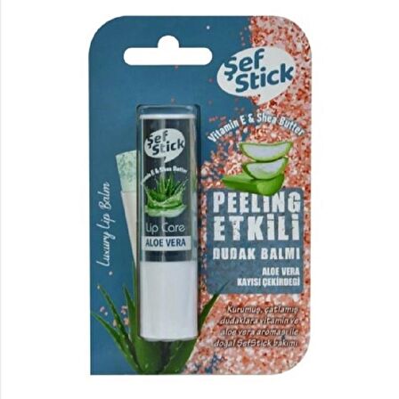 Şef Stick Aloe Vera Peeling Etkili Lip Care