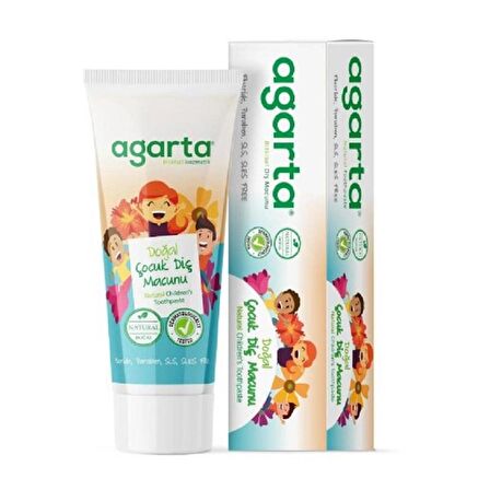 Agarta Doğal Çocuk Çilekli Diş Macunu 75 ml