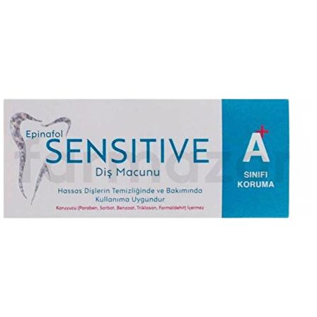 Epinafol Diş Macunu Sensitive A-Class Antitartar 90 gr