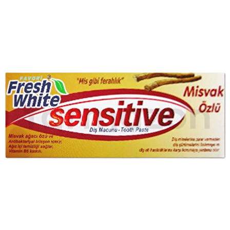 Fresh White Sensitive Misvak Özlü 90 gr