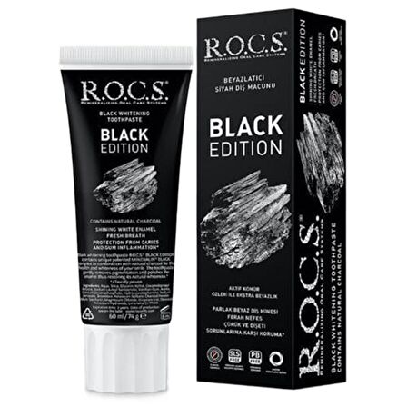 Rocs Black Edition Diş Macunu 60 ml