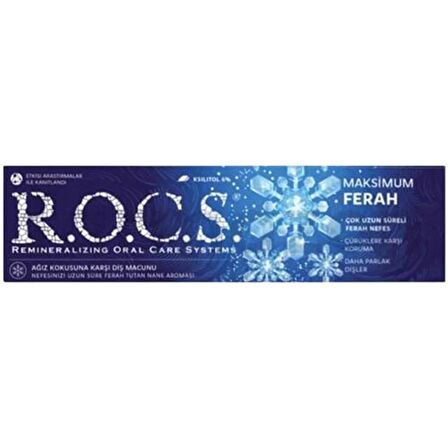 Rocs Maximum Fresh Ağız Kokusuna Karşı Diş Macunu 74 gr