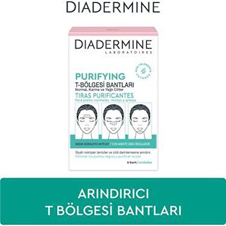 Diadermine Purifying T Bölgesi Bantları 6'lı