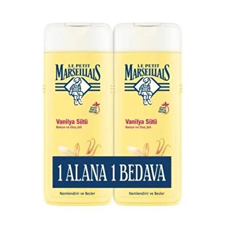 Duş Jeli Beyaz Vanilya Sütü 400 ml - 2 Adet