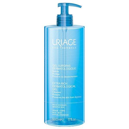 Uriage Gel Surgras Dermatological Extra Rich Yüz Vücut Tüm Ciltlere Uygun Duş Jeli 500 ml