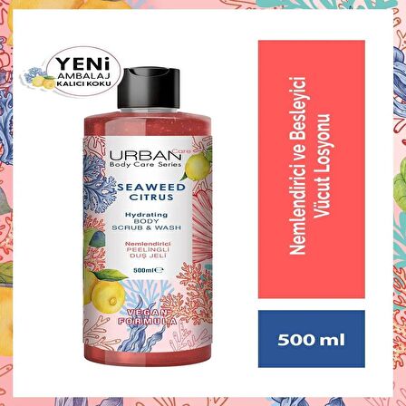 Urban Care Seaweed Citrus Nemlendirici ve Besleyici Duş Jeli 500 ml