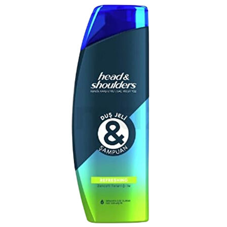 Head & Shoulders Şampuan & Duş Jeli Refreshing Zencefil Özlü 400 ml