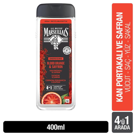 Duş Jeli For Men Kan Portakalı ve Safran 400 ml