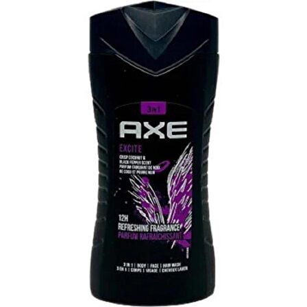 Axe Excite 3 in 1 Duş Jeli 250 ml