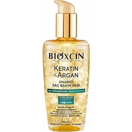 Bioxcin Saç Bakım Yağı Onarıcı Keratin & Argan 150 ml