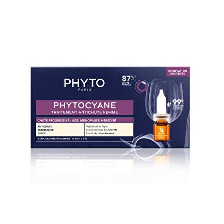 Phyto Cyane Kadın Tipi Kronik Saç Dökülmesi Karşıtı Bakım Serumu 12'li 5 ml