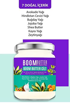 Boom Butter Cilt Bakım Yağı 190 ml