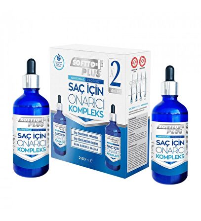 Softto Plus Saç Onarıcı Kompleks Serum 50 ml + 50 ml Hediye