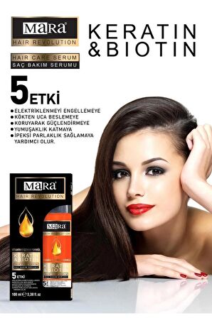 Mara Hair Keratin Biotin Saç Serumu 100 ml