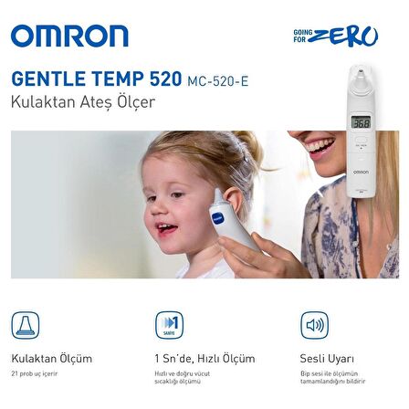 Omron MC-520 Kulaktan Ateş Ölçer