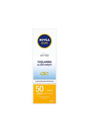 Nivea Yüz Kremi Yaşlanma & Leke Karşıtı SPF50 50 ml