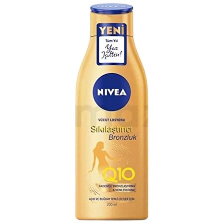 Nivea Body Q10 Sıkılaştırıcı & Bronzlaştırıcı Losyon 200 ml