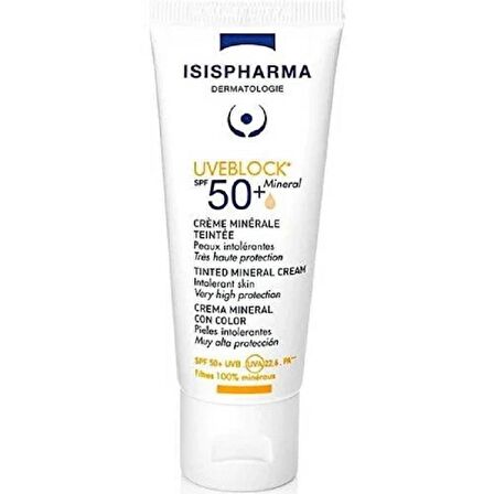 Isis Pharma Uveblock SPF50+ Tinted Mineral Cream 40 ml