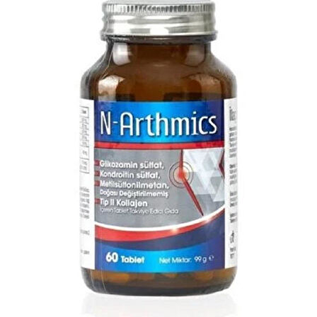 N-Arthmics Glucosamine İçeren Takviye Edici Gıda 60 Tablet