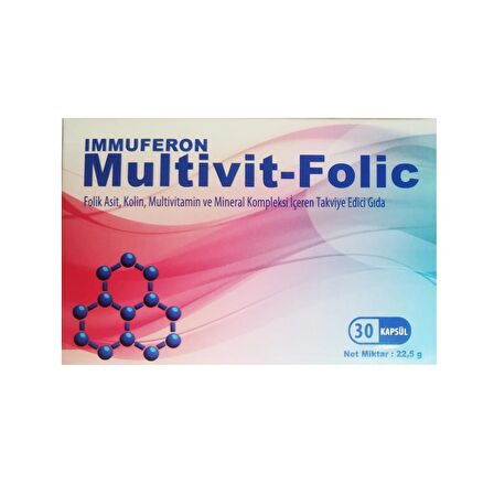 Multivit-Folic 30 Kapsül