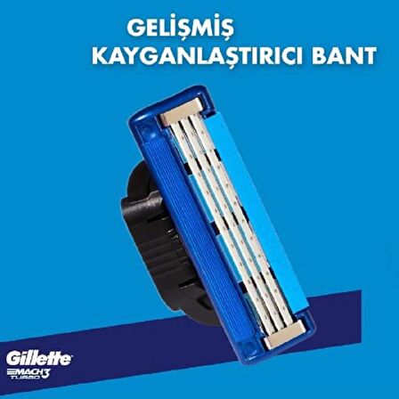 Gillette Mach 3 Turbo Yedek Başlık 2'li