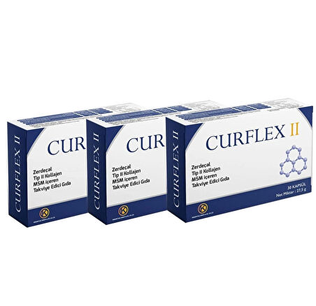 Curflex II 30 Kapsül - 3'lü