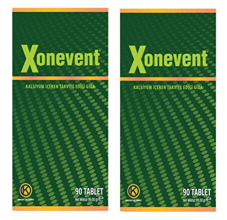 Xonevent 90 Tablet - 2'li