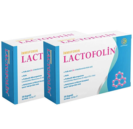 Lactofolin 30 Kapsül - 2'li