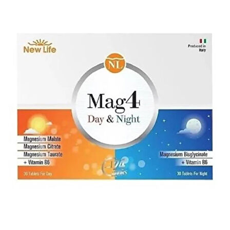 New Life Mag 4 Day 30 Tablet & Night 30 Tablet