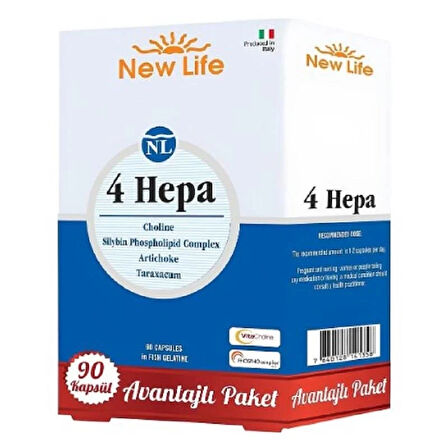 New Life 4 Hepa 90 Softgel Kapsül