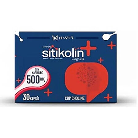 Haver Sitikolin Cognizin 500 mg 30 Kapsül