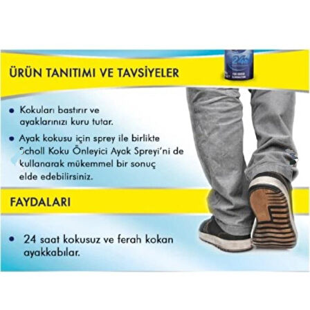 Scholl Koku Önleyici Ayakkabı Spreyi 150 ml