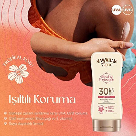 Hawaiian Tropic Glowing Protection Güneş Losyonu SPF30 180 ml