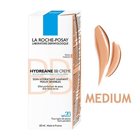 La Roche Posay Hydreane BB Creme SPF20 40 ml - Orta Ton