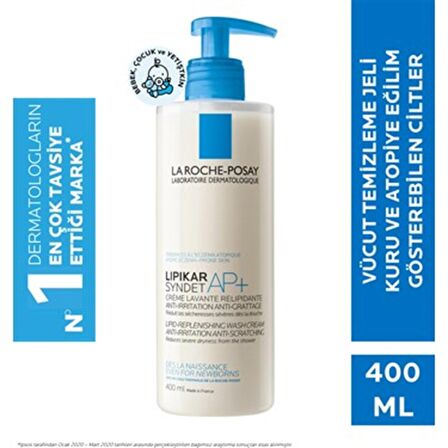 La Roche Posay Lipikar Syndet AP+ Vücut Yıkama Jeli 400 ml