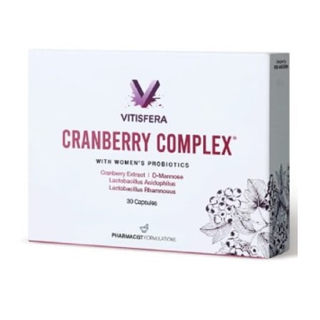 Vitisfera Cranberry Complex 30 Kapsül - Turna Yemişi Ekstresi, D-Mannoz-Probiyotik