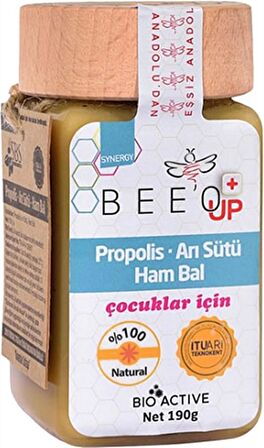 Bee'o Up Propolis Arı Sütü Ham Bal Çocuklar için 190 gr - Eski Ambalaj