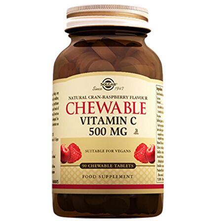 Solgar Chewable Vitamin-C 500 mg 90 Tablet