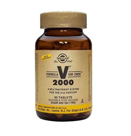 Solgar VM 2000 Multivitamin 90 Tablet