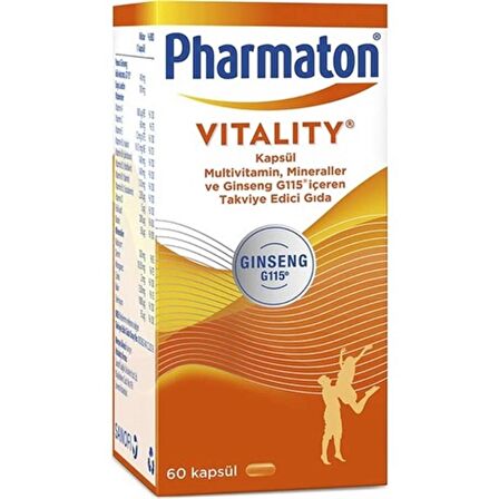 Pharmaton Vitality 60 Kapsül