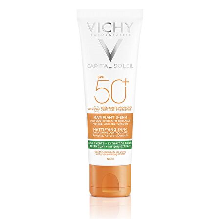 Vichy Capital Ideal Soleil Anti Brillance Matifiant 3 in 1 Cream SPF50 50 ml