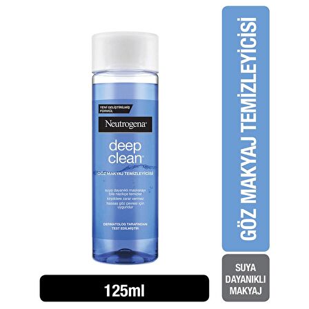Neutrogena Deep Clean Göz Makyaj Temizleyici 125 ml