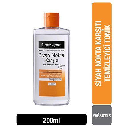 Neutrogena Visibly Clear Tonik Siyah Nokta Temizleyici 200 ml