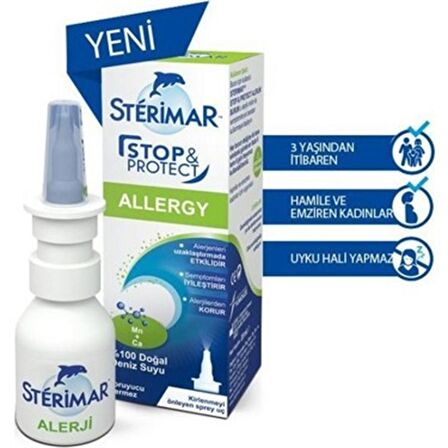 Sterimar Burun Spreyi Stop & Protect Alerji 20 ml